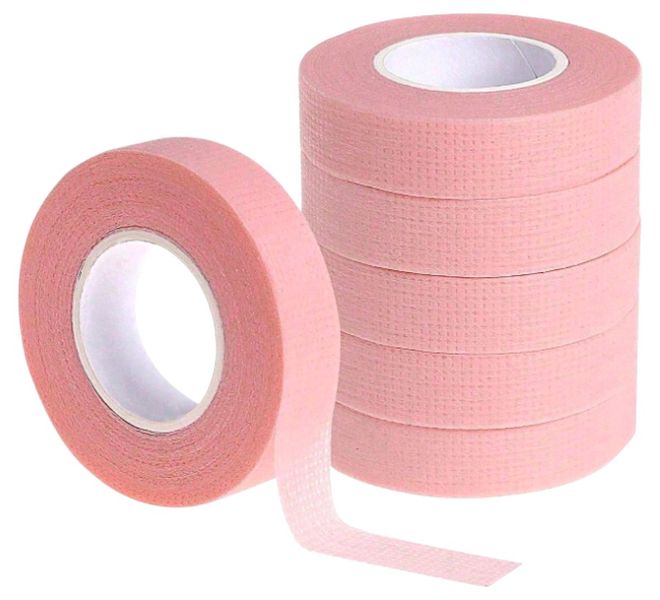 6 Rolls Pink Eyelash Extension Tape