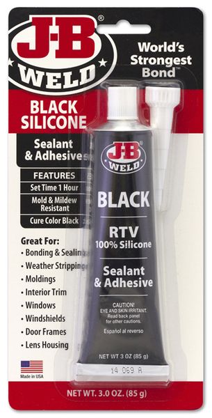 J-B Weld Black RTV Sealant &amp; Adhesive