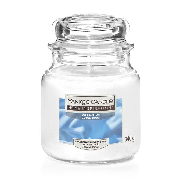 Yankee Candle Home Inspiration Soft Cotton Medium Jar