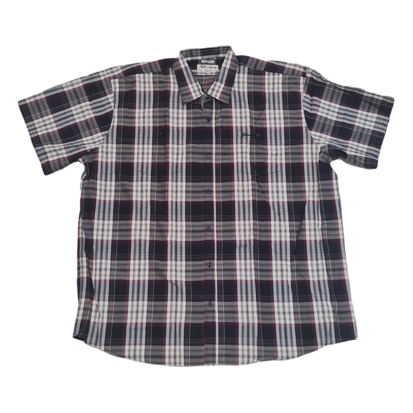 Sterling Check Shirt Black/White/Maroon image