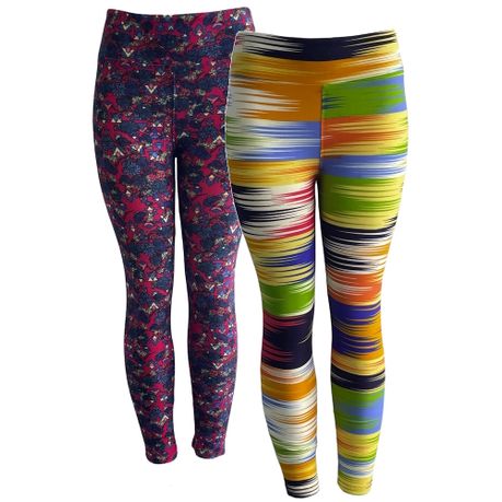 Bundle Of 2 Lularoe Colourful Patterned Leggings