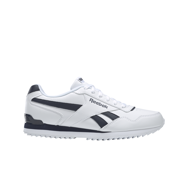 Reebok Men's ROYAL GLIDE Ripple Clip Shoes - White/Collegiate Navy