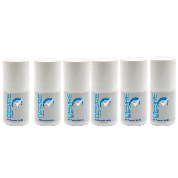 Clinica Desire Man Anti-Perspirant Roll-on - 6 x 50ml