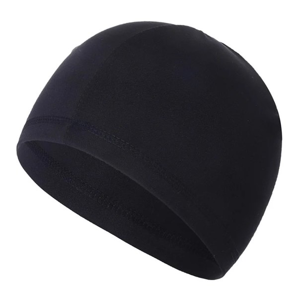 Cycling Cap Helmet Liner Breathable Silk Sunproof Headwear - Black