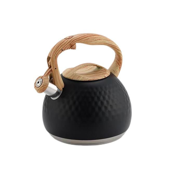 Aluminum Whistling Kettle - Black