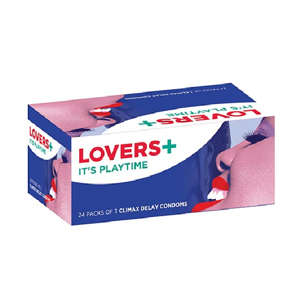 Lovers Plus Climate Delay Condoms - 3 x 24's