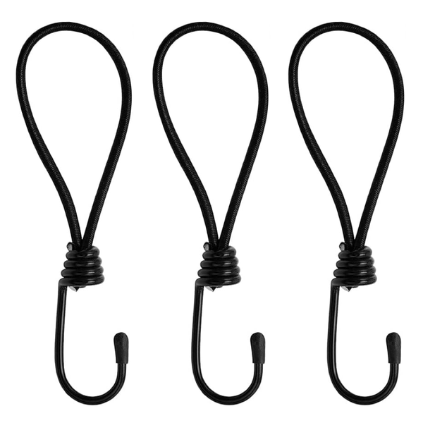 Camping Outdoor Double Hook Elastic Bungee TensionerSet of 3
