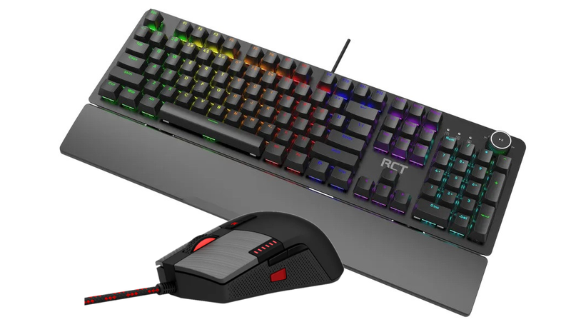 RCT Wired Mechanical RGB Gaming Keyboard &amp; Mouse Combo