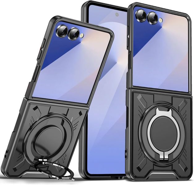 Heavy Duty Magnetic Stand Phone Case Compatible With Samsung Galaxy Z Flip7