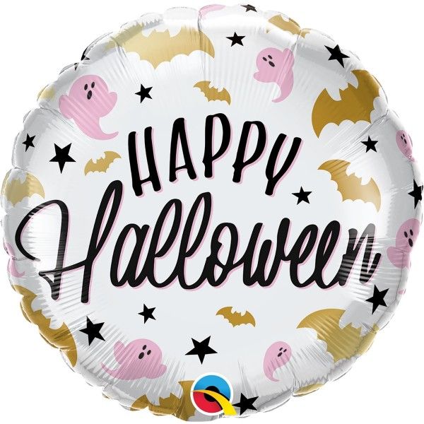 18 Inch Foil Halloween Glam Bats And Ghosts