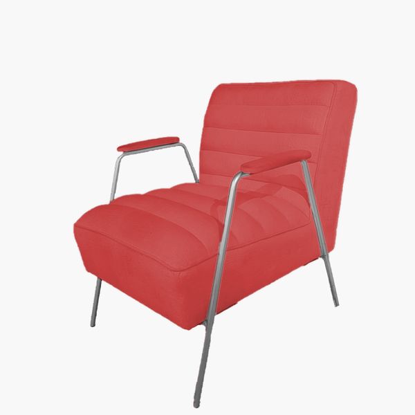 Grand Gold Sofa Chair Silver Legs