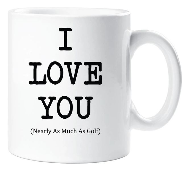 I Love You Nearly as Much as Golf Gift Mug