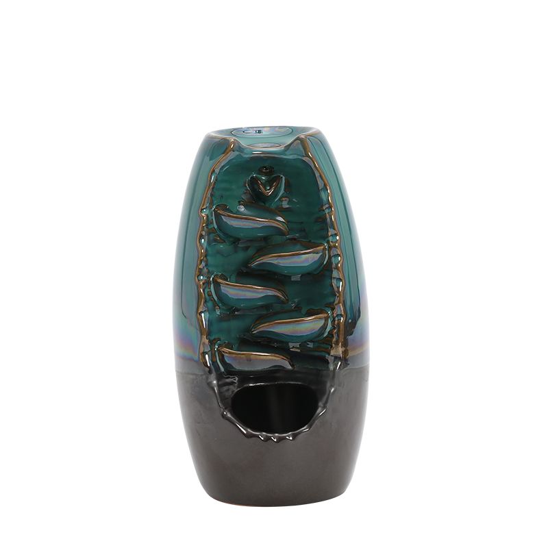 Ceramic Backflow Incense Burner Porcelain Waterfall Incense Aroma