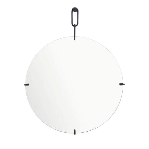Medal Mirror Black 30cm