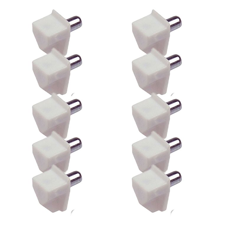 ROCO Prepack Shelf Support White With Steel Pin ( 10 Per Pack )