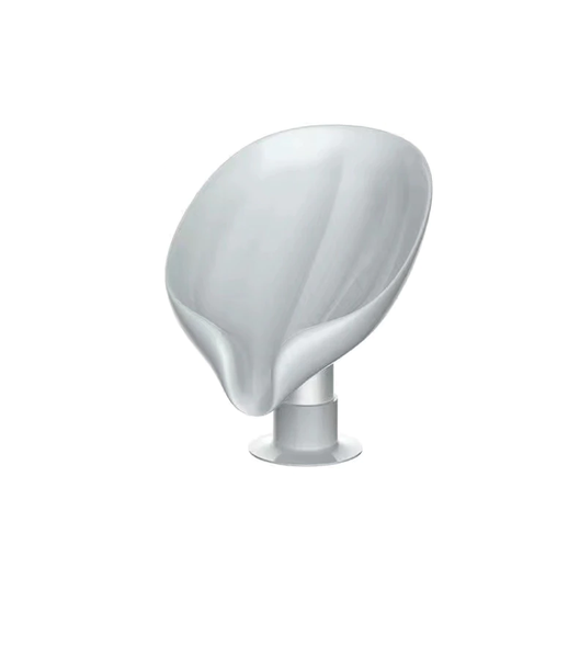 Leaf Shaped Soap Holder - grey