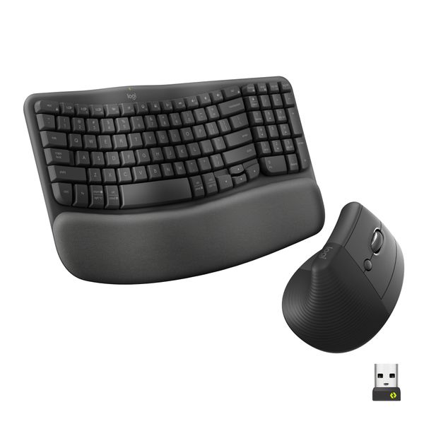 Logitech Wave Keys and Lift Ergonomic Wireless Combo
