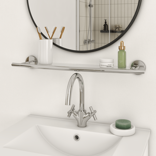 Sensea Single Tier Suite Shelf - Chrome