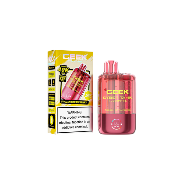 Keystone Geek Cyber Tank 40K 50mg Frozen Strawberry