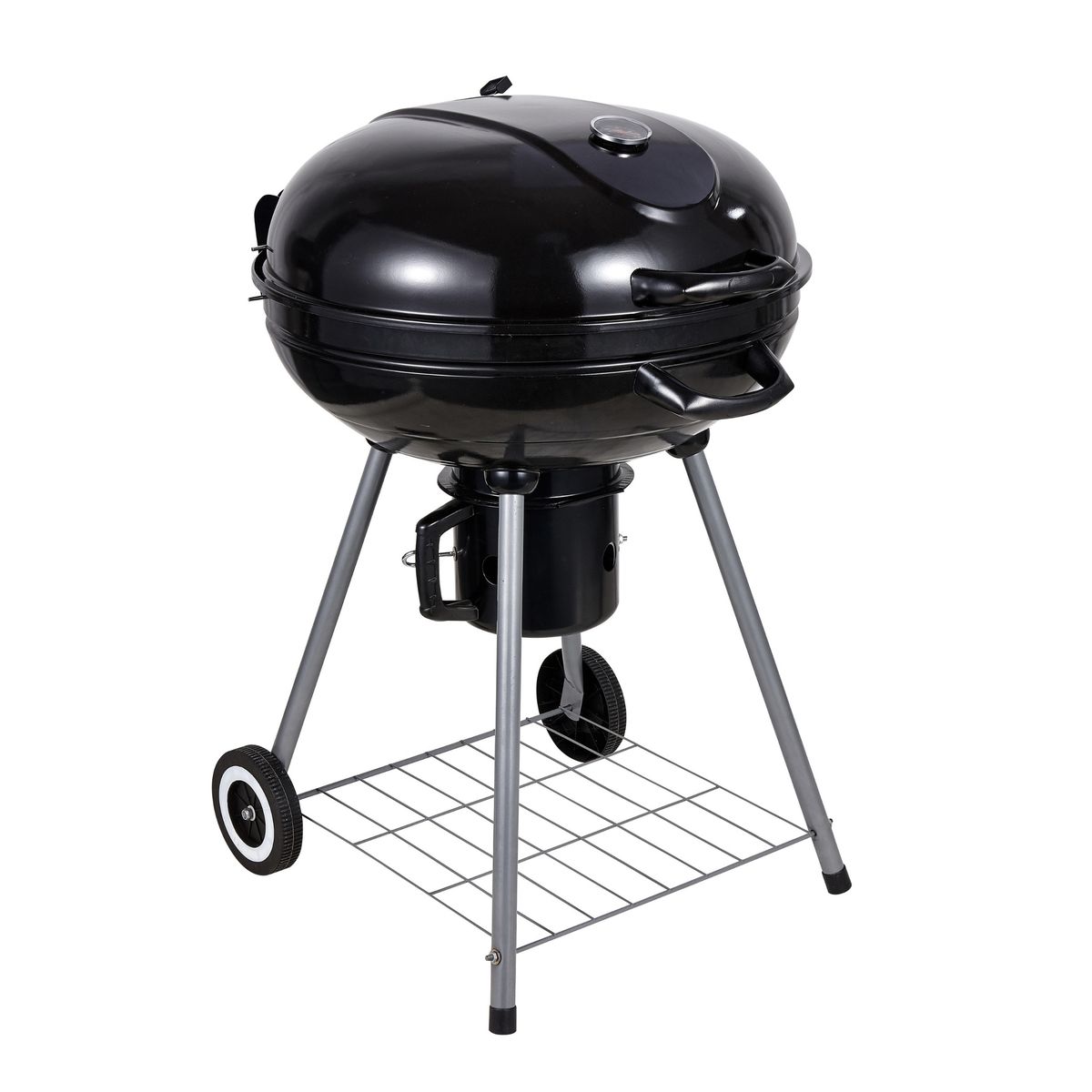 Outdoor Buddy - Premium Charcoal Kettle Braai (57cm) - with Hinged Lid