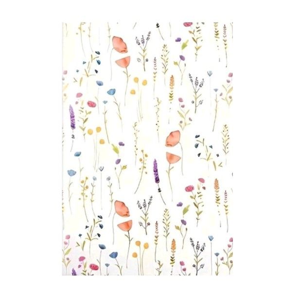 Universal Wrapping Tissue Paper - Floral Design (Set of 20 Sheets)