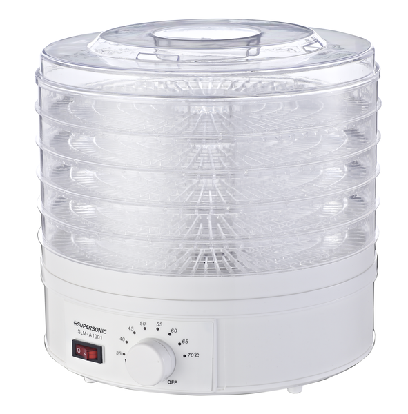 Supersonic Electric 5-Tray Food Dehydrator Biltong Maker 360AirCirculation