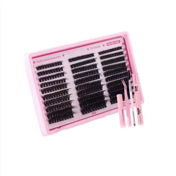 300Pieces Fashionable False Eyelash Set, Personalized Eyelash Extensions