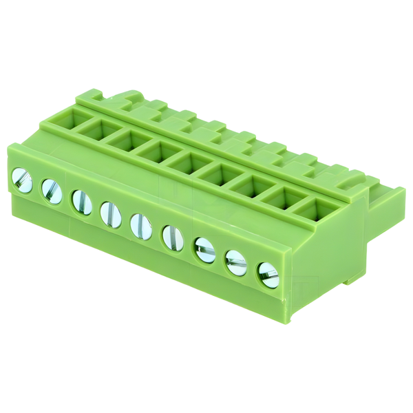MRT3P5,08-9V01E 5.08mm 9-Way Pluggable Screw Clamp Terminal Block 12A 250V