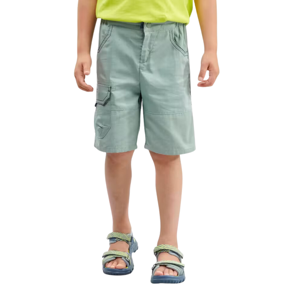Quechua Hiking shorts - MH500 Kids' - Green - children 2-6 years