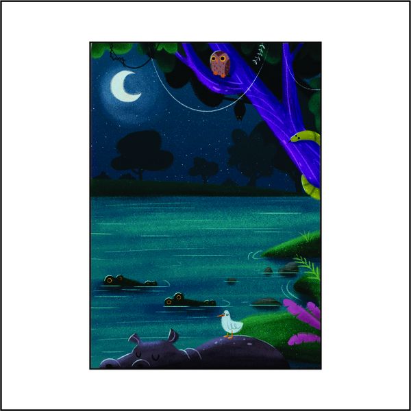 Goodnight Animal - A1 Poster