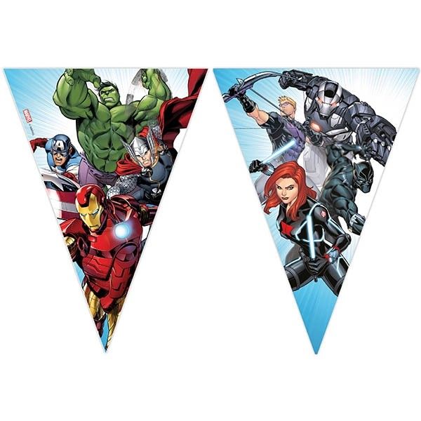 Avengers Infinity Stones Paper Triangle Flag Banner