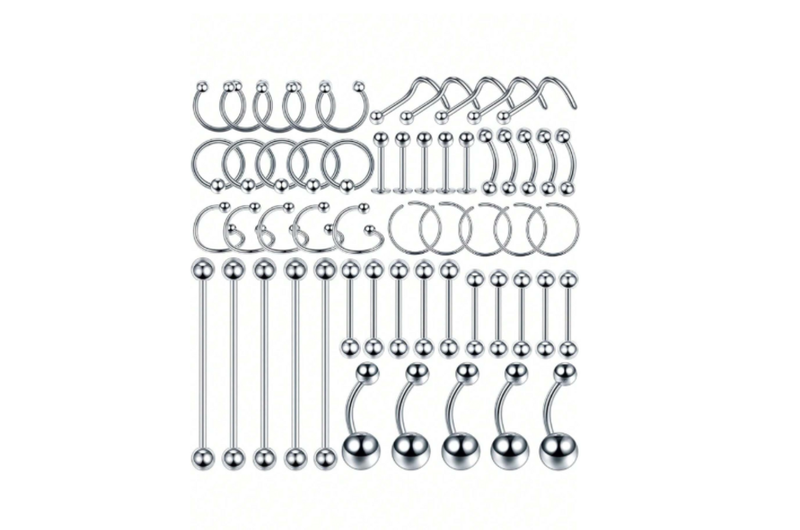 Piercing Rings - 100 Pieces Variety Pack