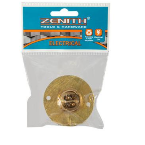 Zenith - Brass Batten-Holder 50MM - Pack Of 2