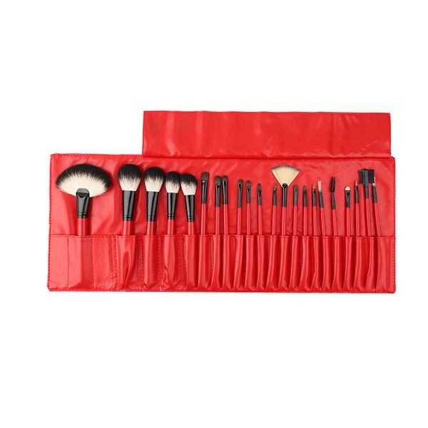 Professional 22 Pieces Soft Hair Makeup Brush Set with Roll Up Carry Bag