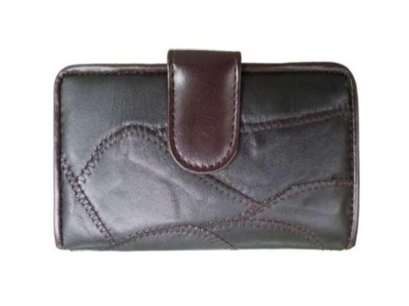 Ladies LeatherWallet/Purse Leslie Chocolate