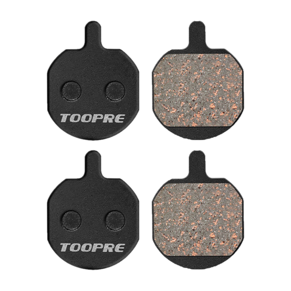 Toopre Bicycle Twin Pack Resin Semi Metal Disc Brake Pads TP-04B