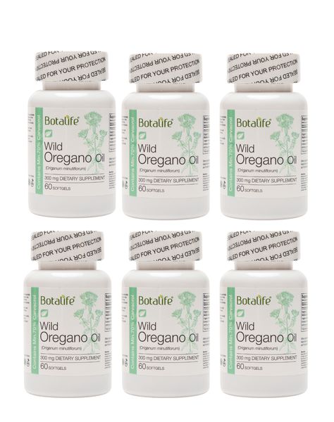 Botalife Wild Oregano Oil Capsule -Extra Strength min 70% Carvacrol -Immune