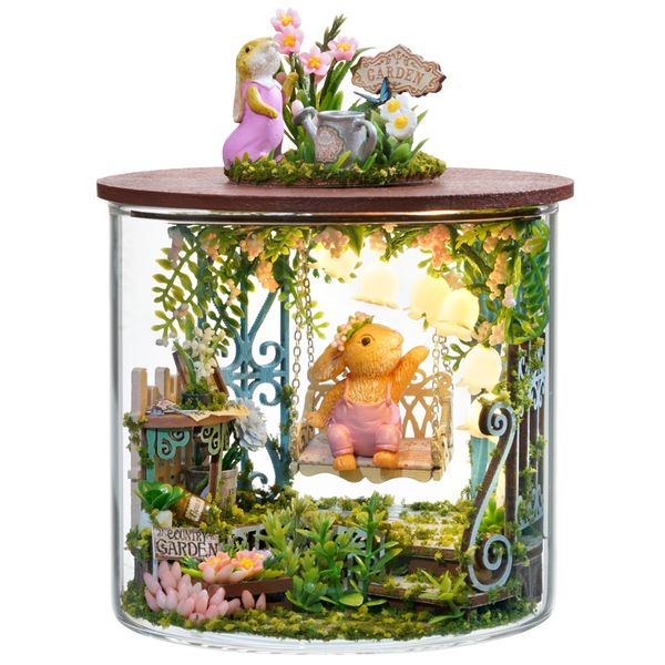 Cute Room Dream Bottle Series - Fairytale Garden DIY House Miniature Kit