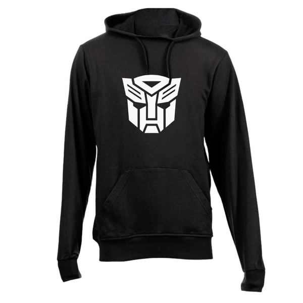 Black Brushed Cotton Hoodie - Autobots Transformers