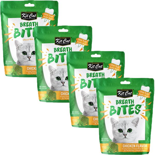 1 x Kit Cat Chicken Breath Bites - 4 x 60g