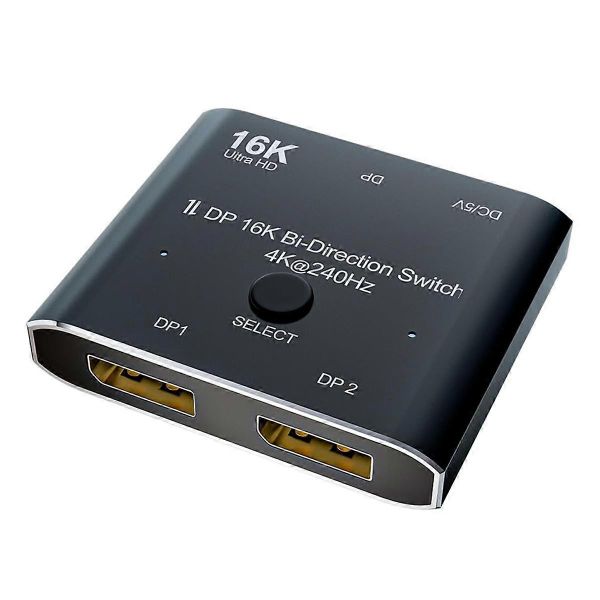 Dp16K Switch Bi-Direction 8K@120Hz 4K@240Hz Splitter Converter