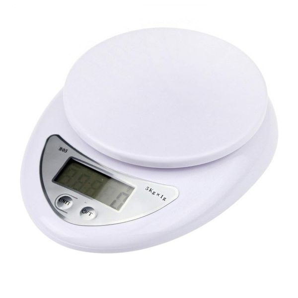 Portable digital scale, food weighing, kitchen LED electronic scale