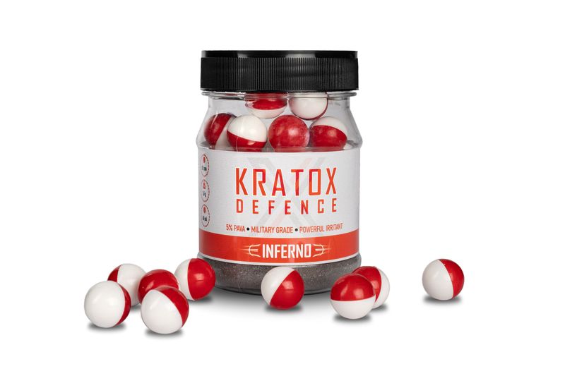 Kratox Defence Inferno Pepper Balls - .68cal / 50 pack