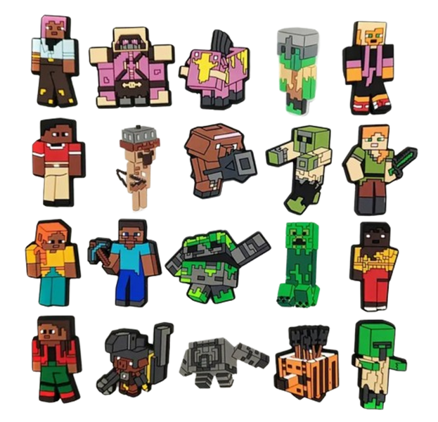 Minecraft Shoe Charm Pack - 20 Piece