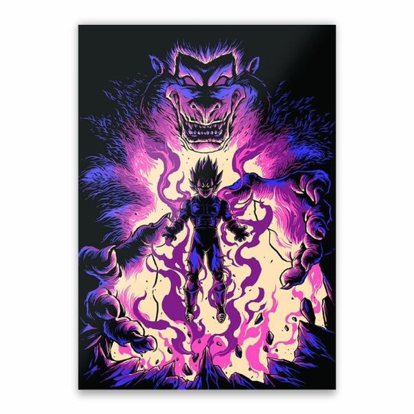 Vegeta Saiyan Ape Poster - A1