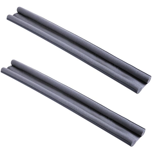 Door Bottom Sealing Strip 2-Piece Set - Three Colors to Choose from