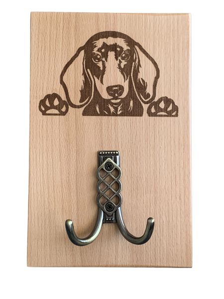 Handcrafted Dachshund Dog Keyring Holder