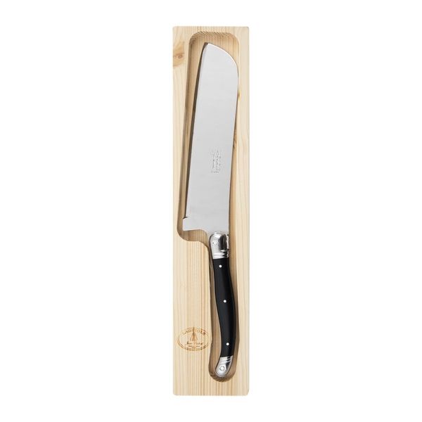 Laguiole By Jean Dubost Santoku Knife Black In Wood Box
