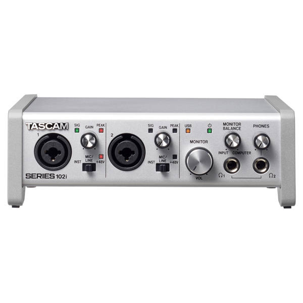 Tascam SERIES 102i 10-In / 2-Out USB Audio/MIDI Interface