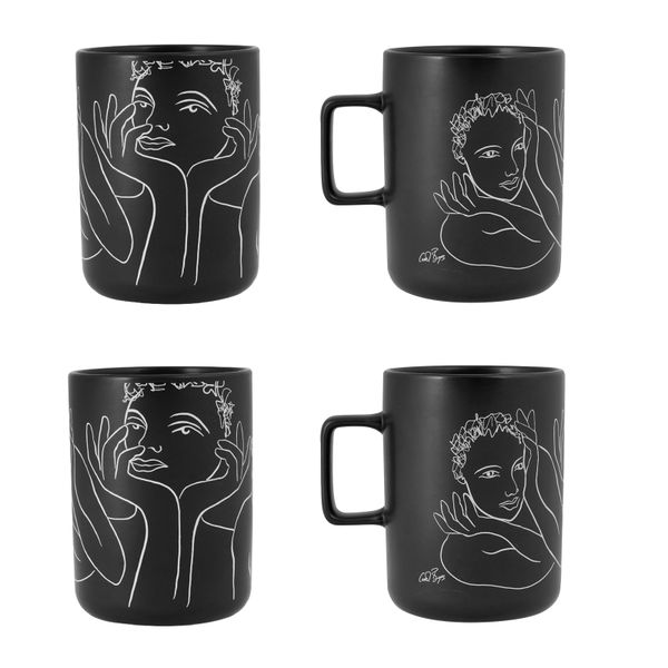 Carrol Boyes Mug Set of 4 - Conversation